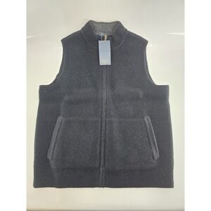 NWT Pendleton Men's Shetland Wool Sweater Vest - Color Black - Size Large